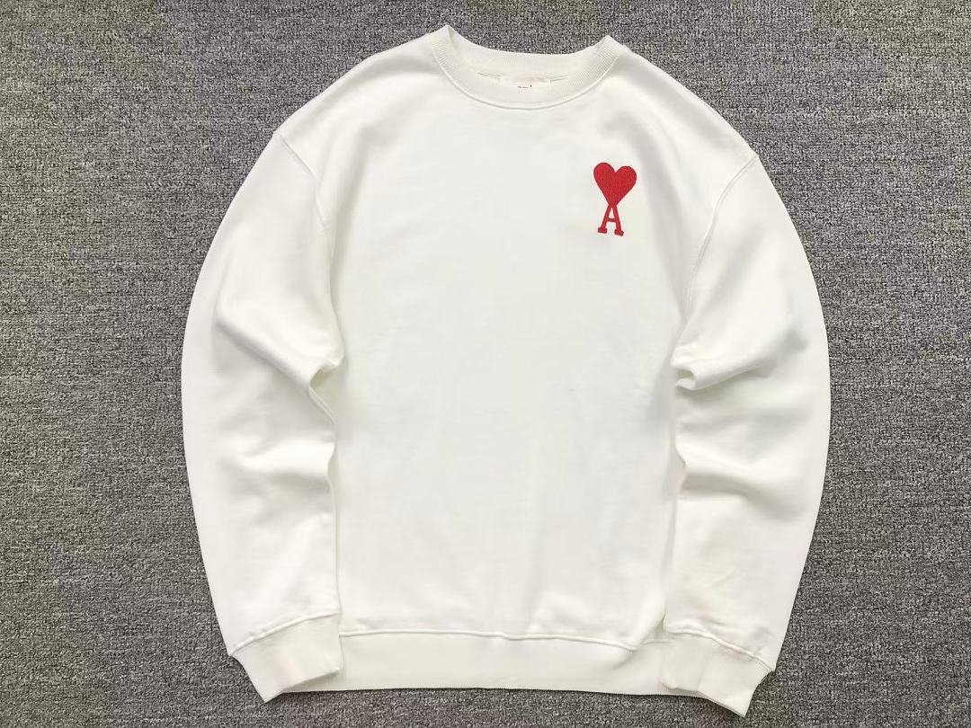 AMI 175 AMI HOODIE 22082704001 (Im 170Cm 60Kg I Wear Size M In The Phot) - Image 8