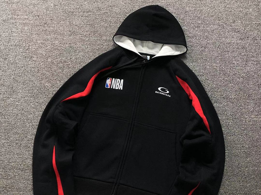 Balenciaga 318 B⭐L⭐⭐⭐IA⭐A NBA BASKETBALL HOODIE 22031909001 (Im 170Cm 60Kg I Wear Size XS In The Phot) - Image 20