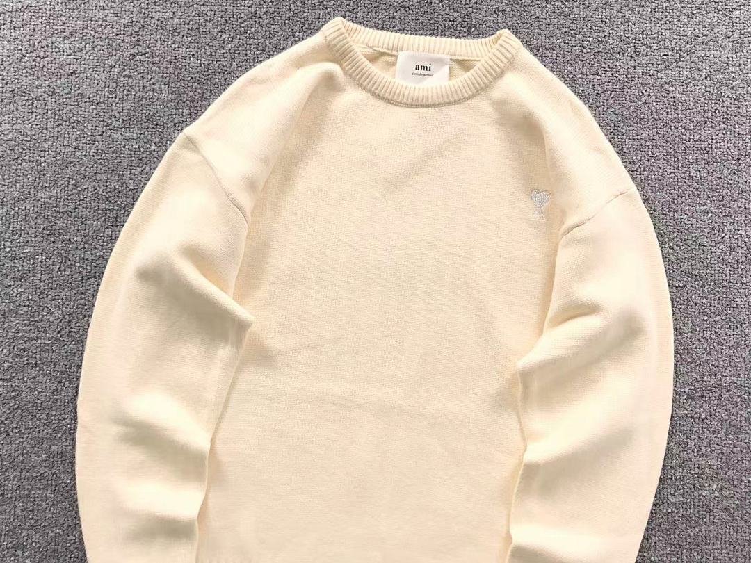 AMI 115 AMI SWEATER 510180688 (Im 170Cm 60Kg I Wear Size S In The Phot) - Image 23
