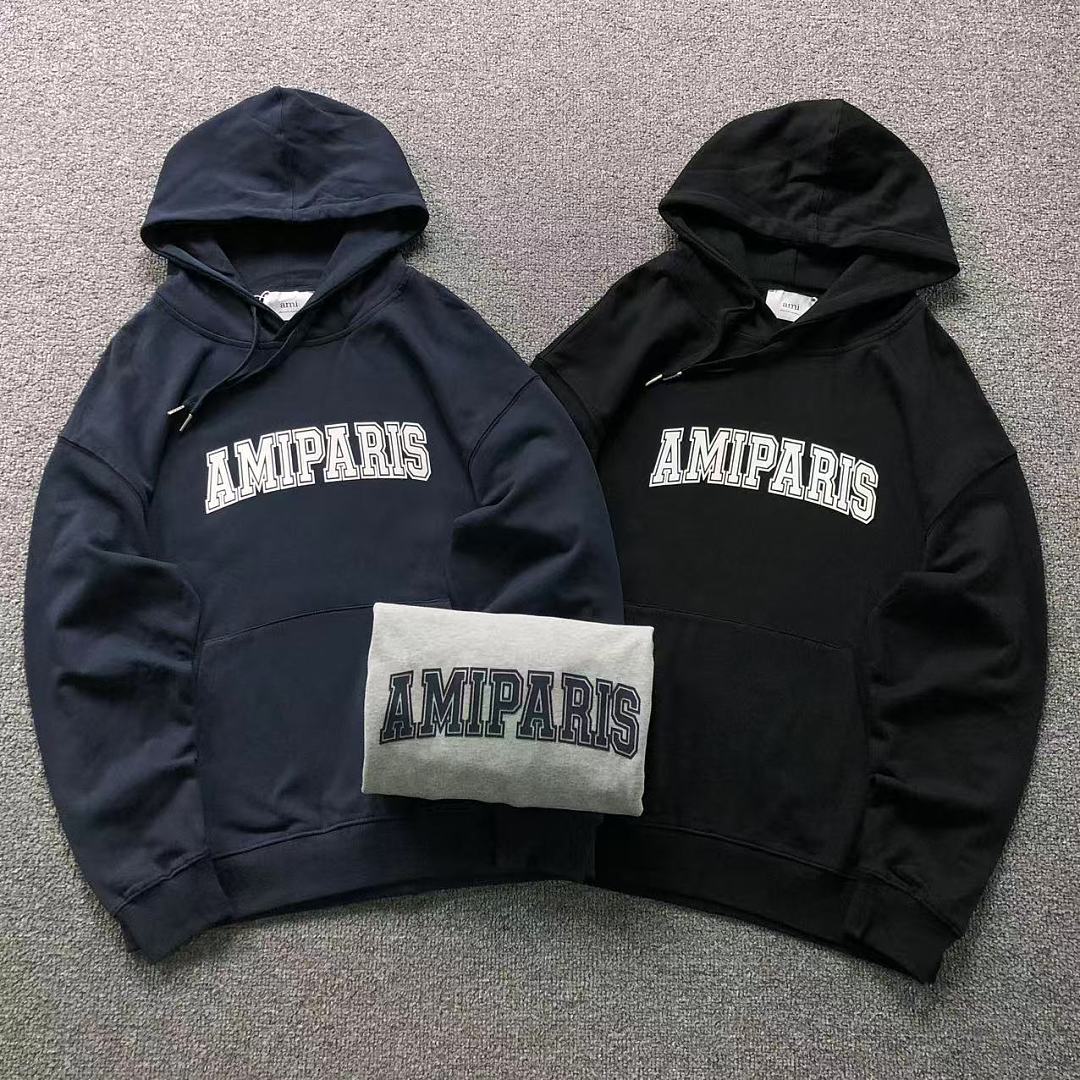 AMI 168 AMI HOODIE 3208212721 (Im 170Cm 60Kg I Wear Size M In The Phot)