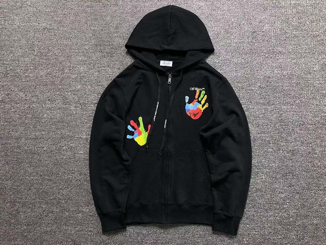 Off-White 208 OFF-WHITE (WHITE HOODIE) - Image 3