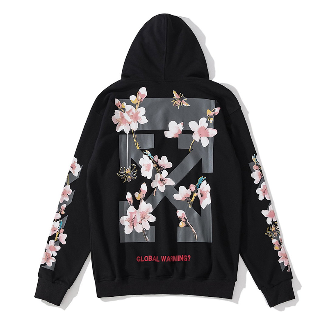 Off-White 109 OFF-WHITE (WHITE HOODIE) - Image 4