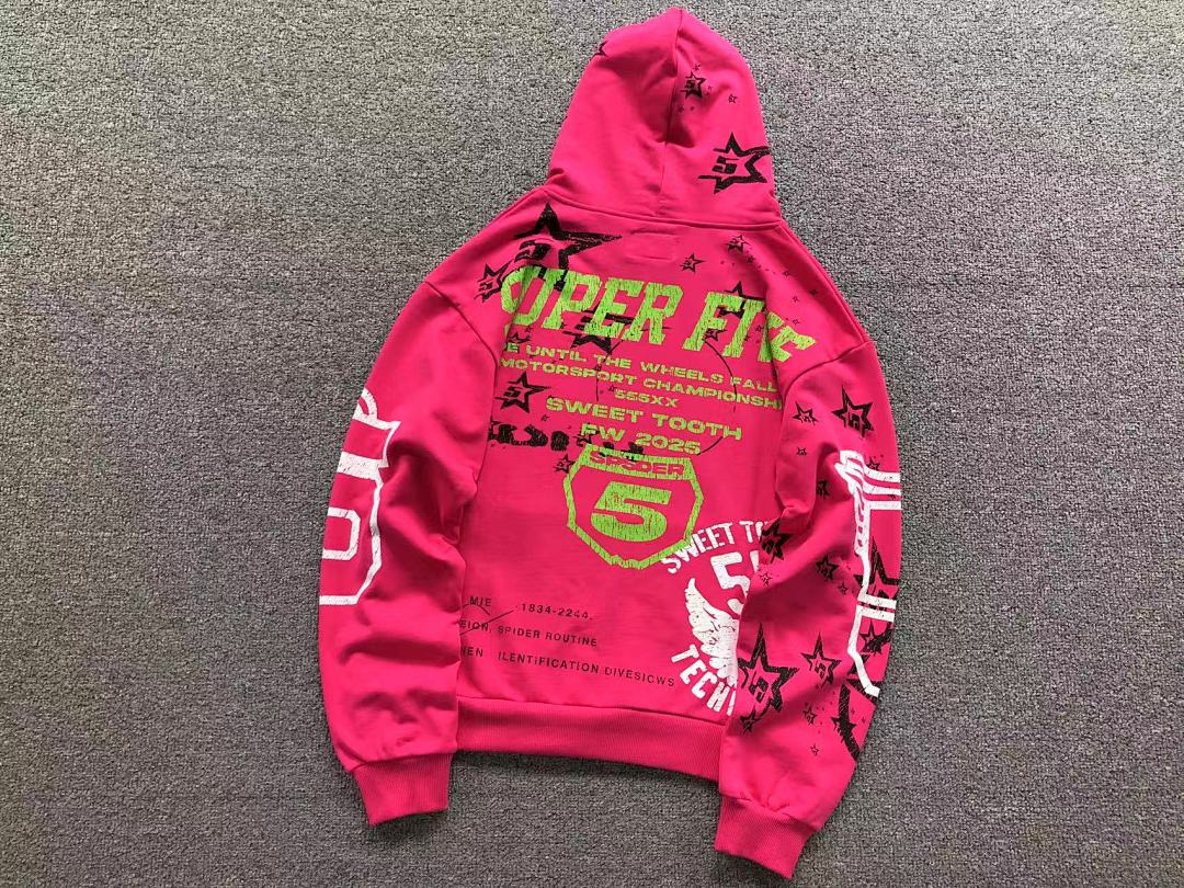 Sp5der TROUSERS 125 SP5DER HOODIE - Image 14