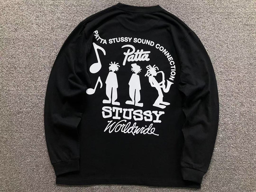 Stussy 95 STUSSY LONG SLEEVED 582014123 (Im 170Cm 60Kg I Wear Size M In The Phot) - Image 7