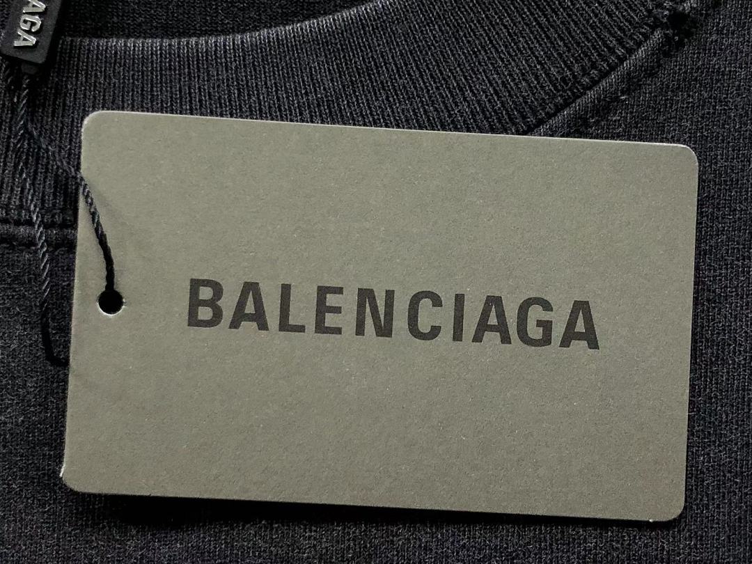 Balenciaga 129 B⭐L⭐⭐⭐IA⭐A T-SHIRT 42061610133 (Im 170Cm 60Kg I Wear Size 2XL In The Phot) - Image 25