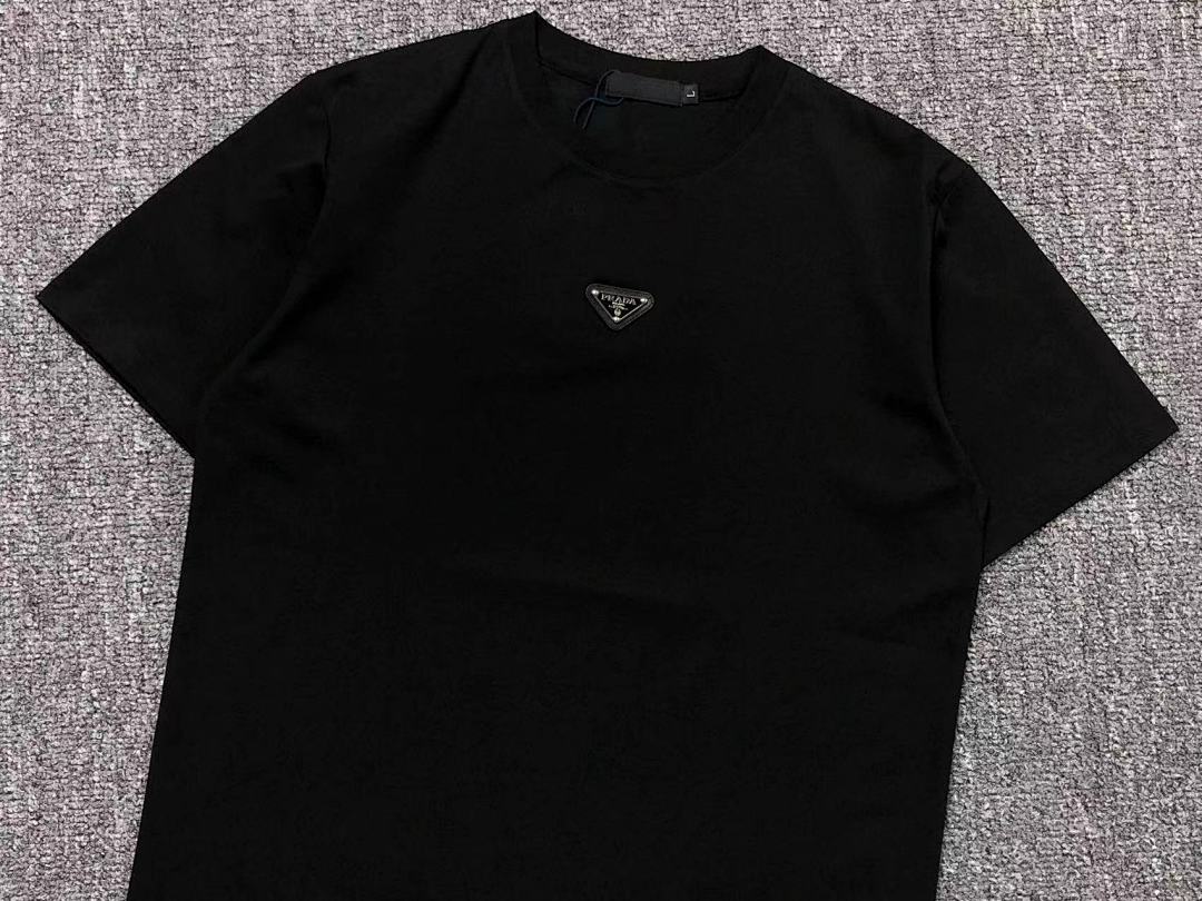 Prada 108 P⭐A⭐A T-SHIRT 312090905 (Im 170Cm 57Kg I Wear Size L In The Phot) - Image 9