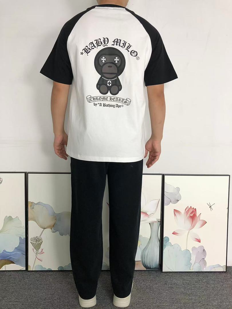 Bape 88 C⭐⭐OME HE⭐⭐TS BAPE T-SHIRT 1272305177 (Im 170Cm 60Kg I Wear Size M In The Phot) - Image 4