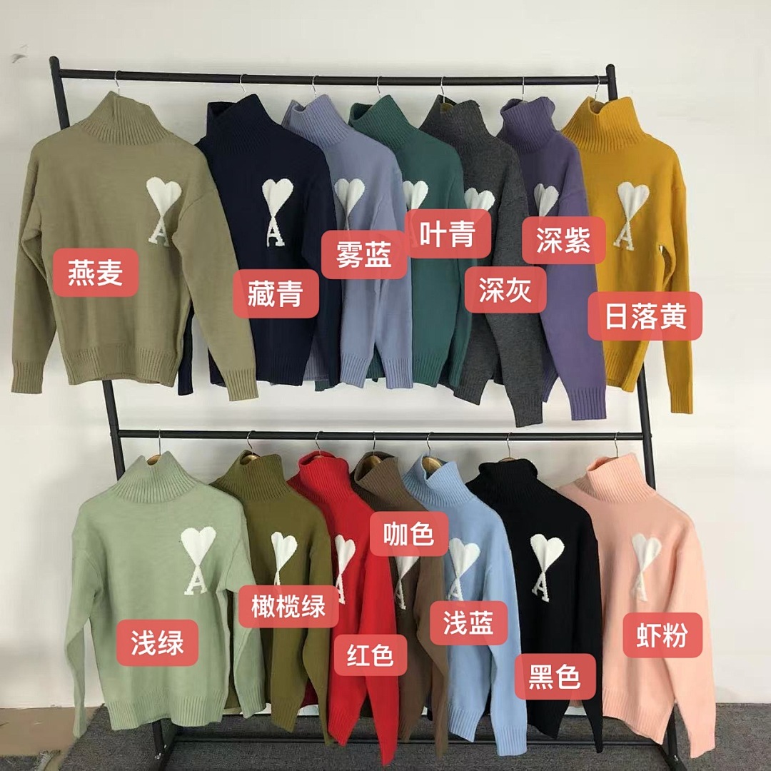AMI 158 AMI SWEATER 21101102125 (Im 170Cm 60Kg I Wear Size M In The Phot) - Image 2