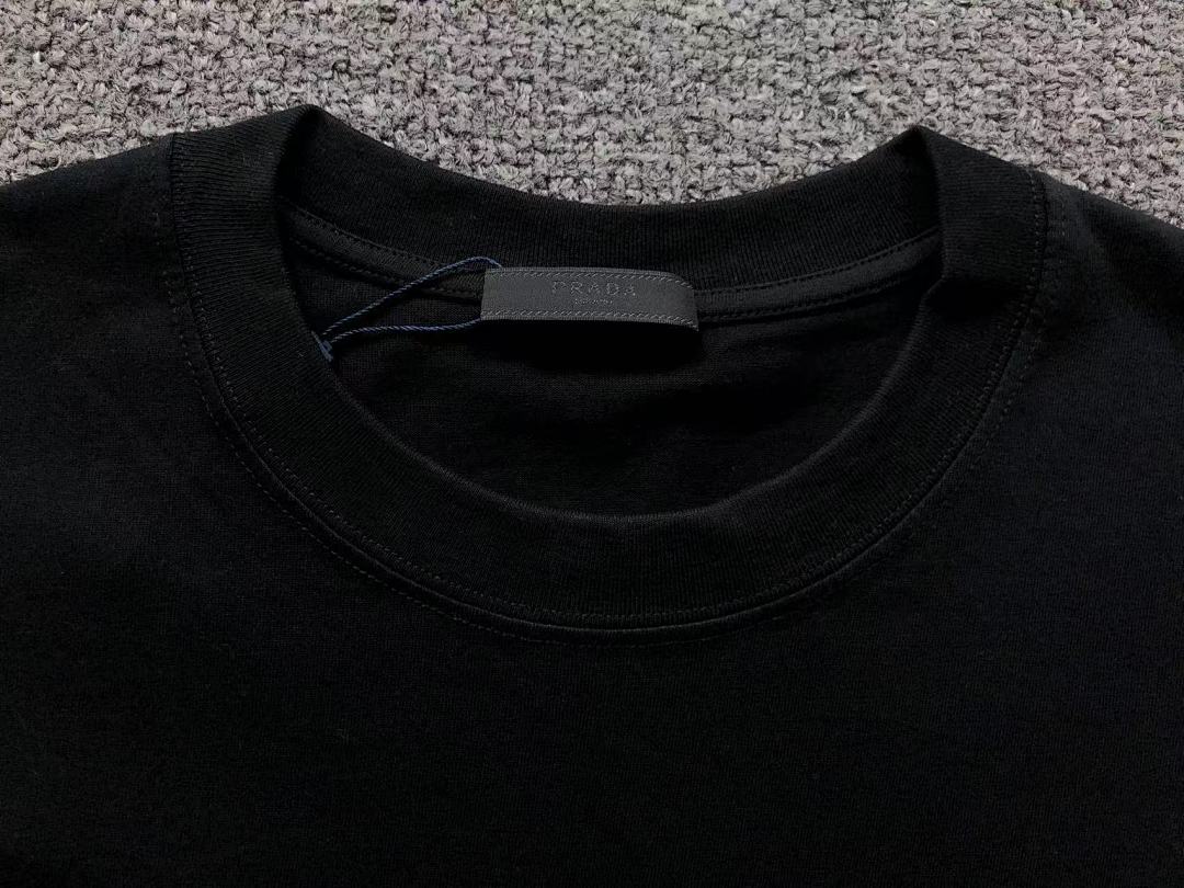Prada 108 P⭐A⭐A T-SHIRT 505281070 (Im 170Cm 60Kg I Wear Size L In The Phot) - Image 14