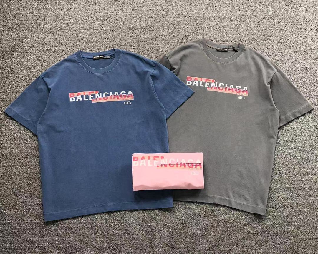 Balenciaga 158 B⭐L⭐⭐⭐IA⭐A T-SHIRT 2203263801 (Im 170Cm 60Kg I Wear Size M In The Phot) - Image 5