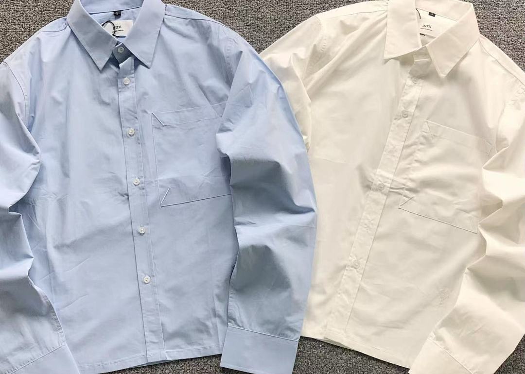 AMI 138 AMI SHIRT 4104090317 (Im 170Cm 60Kg I Wear Size S In The Phot) - Image 6