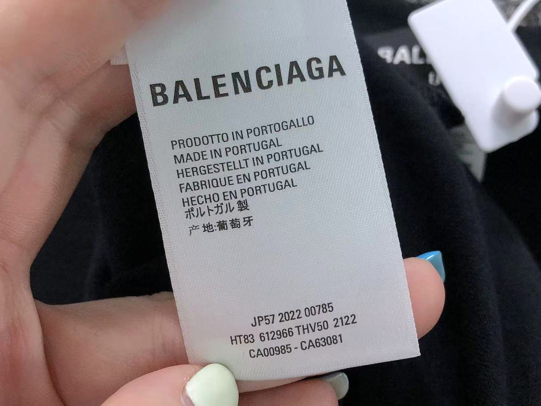 Balenciaga 115 B⭐L⭐⭐⭐IA⭐A G⭐C⭐I T-SHIRT 22051308172 (Im 170Cm 60Kg I Wear Size XL In The Phot) - Image 22