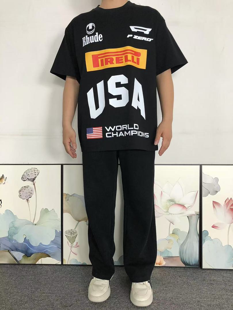 Rhude 95 RHUDE T-SHIRT 3204230221 (Im 170Cm 60Kg I Wear Size S In The Phot) - Image 3