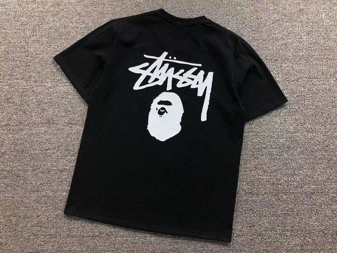 Bape 79 BAPE STUSSY T-SHIRT 411183442 (Im 170Cm 57Kg I Wear Size S In The Phot) - Image 26