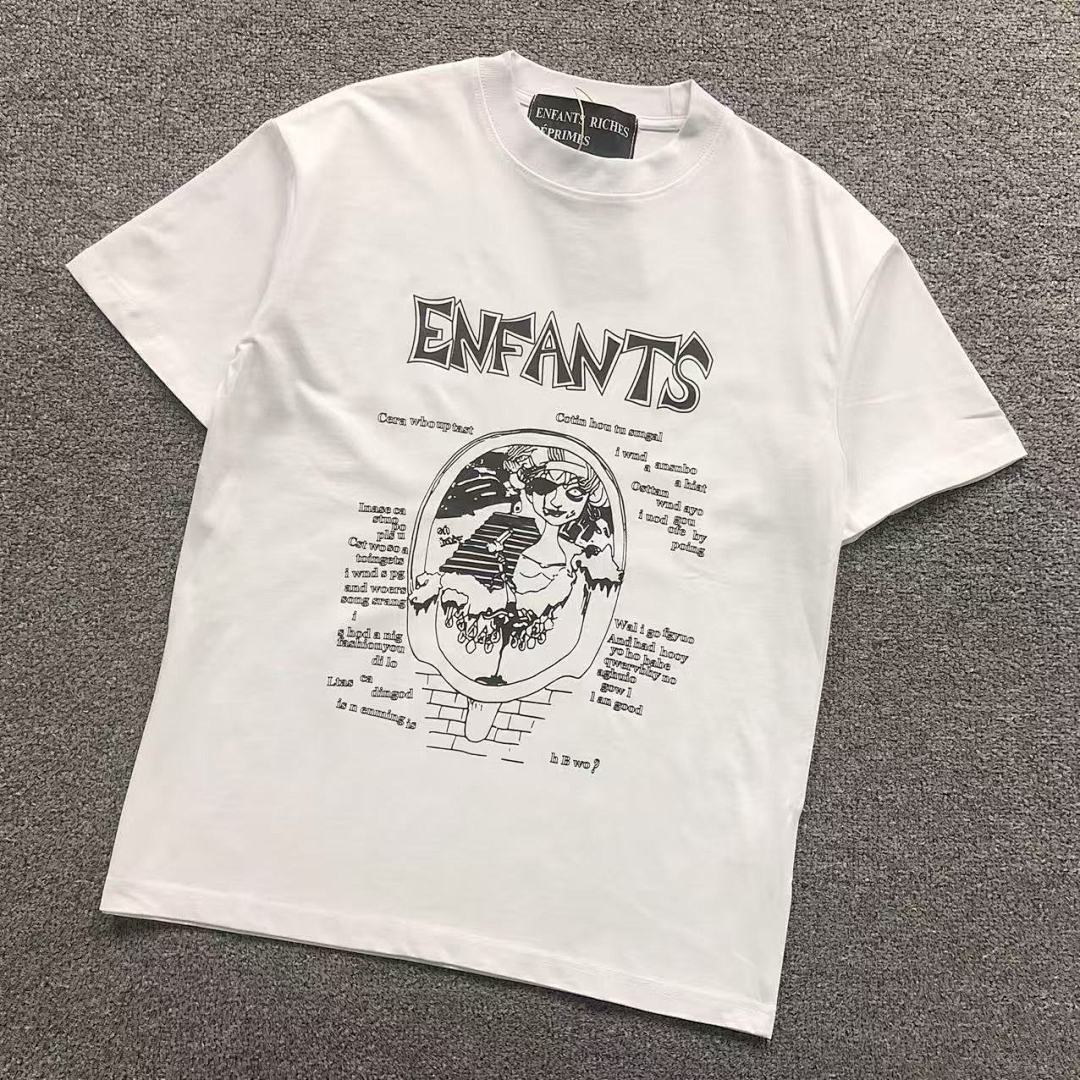 Chanel 85 ENFANTS RICHES DEPRIMES T-SHIRT 5212457162 (Im 170Cm 60Kg I Wear Size S In The Phot)