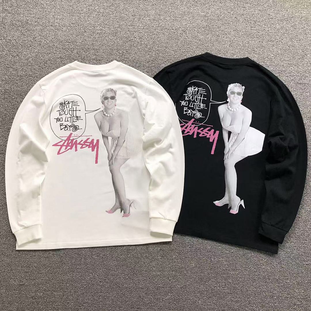Stussy 95 STUSSY LONG SLEEVED 582016123 (Im 170Cm 60Kg I Wear Size M In The Phot)