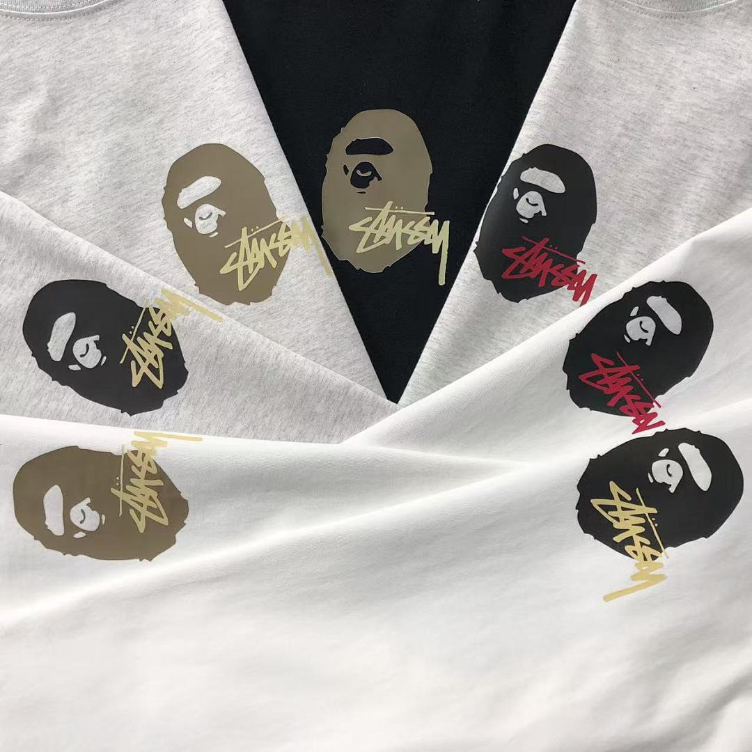 Bape 79 BAPE STUSSY T-SHIRT 411181842 (Im 170Cm 57Kg I Wear Size S In The Phot) - Image 33
