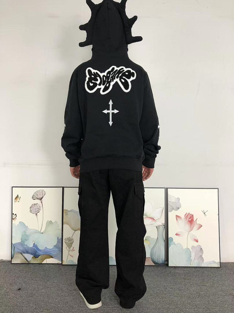 Unbranded 288 FASHION HOODIE 3111011372 (Im 170Cm 60Kg I Wear Size M In The Phot) - Image 4