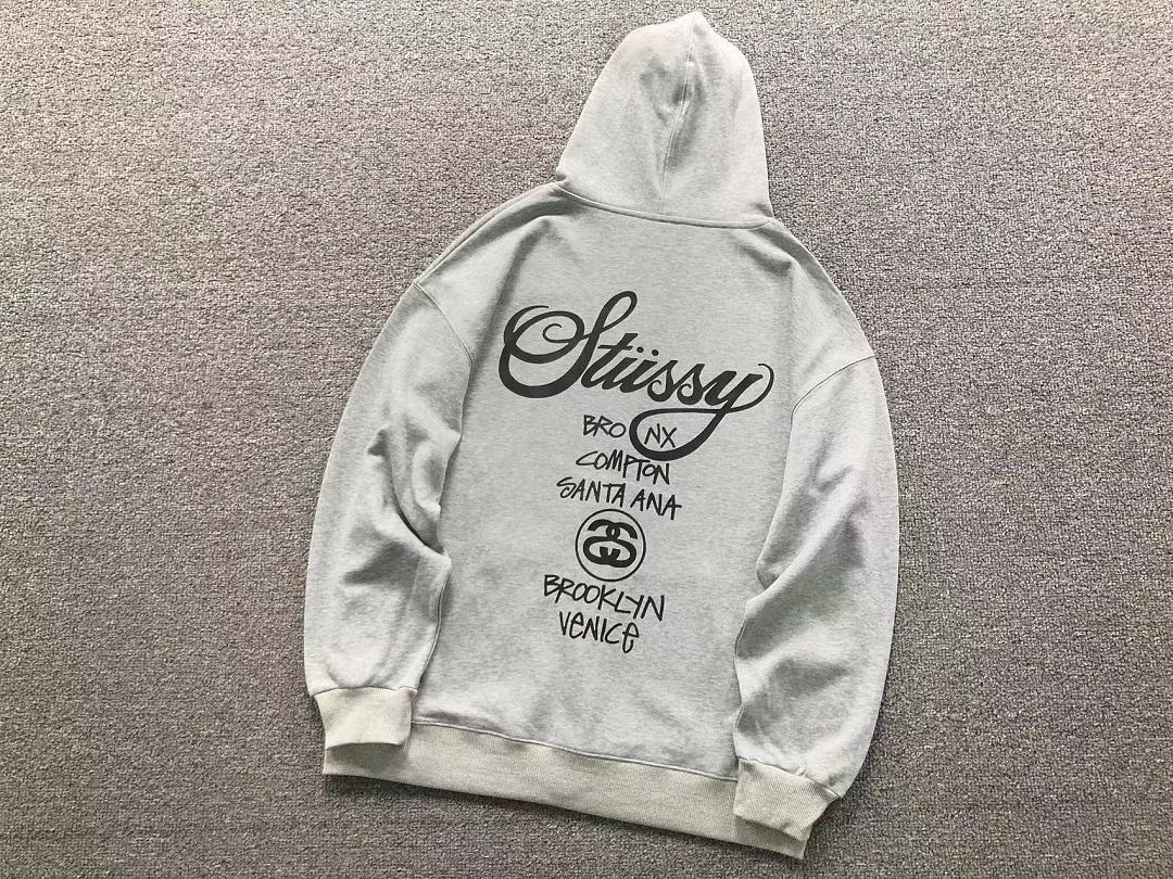Stussy 129 STUSSY HOODIE 52082502123 (Im 170Cm 60Kg I Wear Size L In The Phot) - Image 11