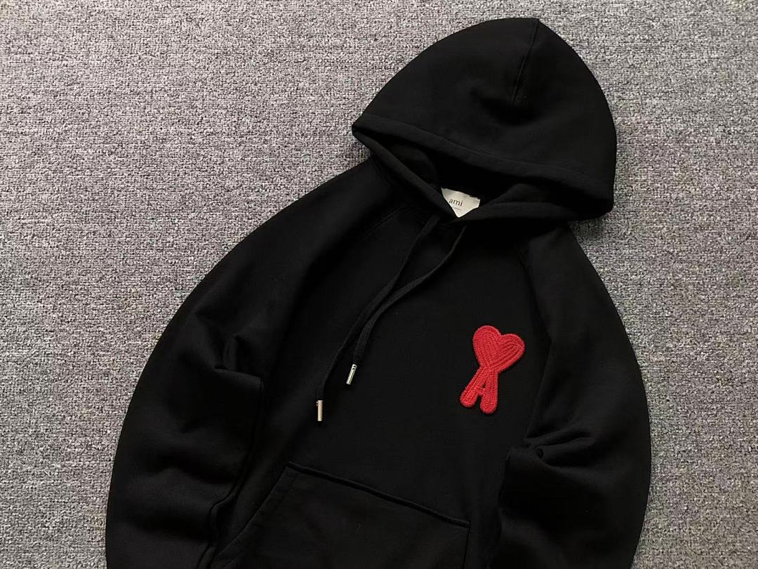 AMI 158 AMI HOODIE 3201123017 (Im 170Cm 60Kg I Wear Size S In The Phot) - Image 19