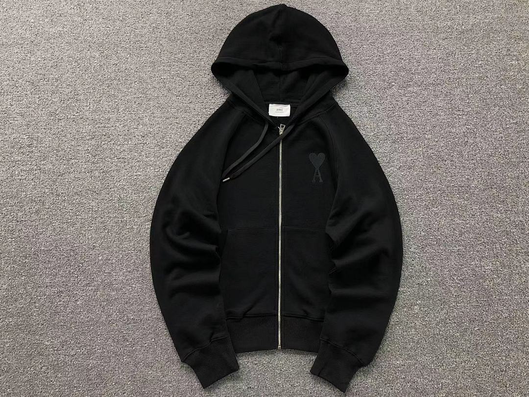 AMI 128 AMI HOODIE 503140588 (Im 170Cm 60Kg I Wear Size S In The Phot) - Image 8