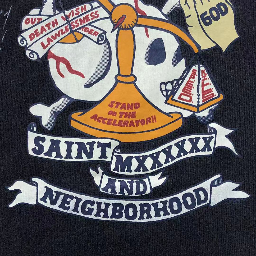 Neighborhood 115 SAINT MICHAEL NEIGHBORHOOD T-SHIRT 3201212417 (Im 170Cm 60Kg I Wear Size S In The Phot) - Image 10