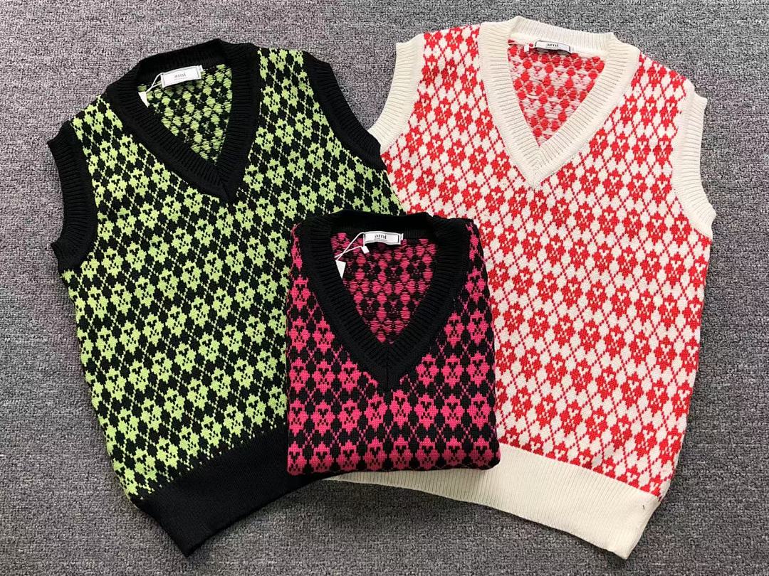 AMI 115 AMI VEST SWEATER 11082505140 (Im 170Cm 60Kg I Wear Size L In The Phot) - Image 5