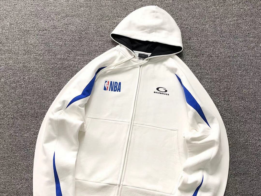 Balenciaga 318 B⭐L⭐⭐⭐IA⭐A NBA BASKETBALL HOODIE 22031909001 (Im 170Cm 60Kg I Wear Size XS In The Phot) - Image 17
