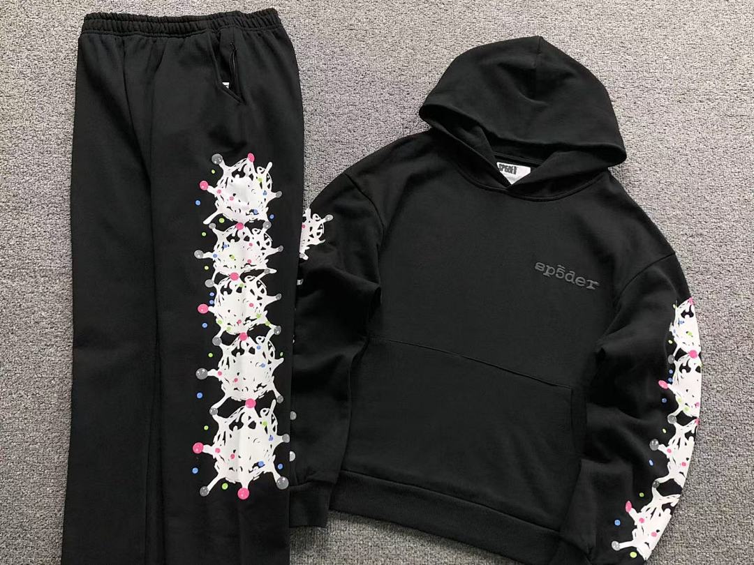 Sp5der TROUSERS 125 SP5DER HOODIE - Image 7