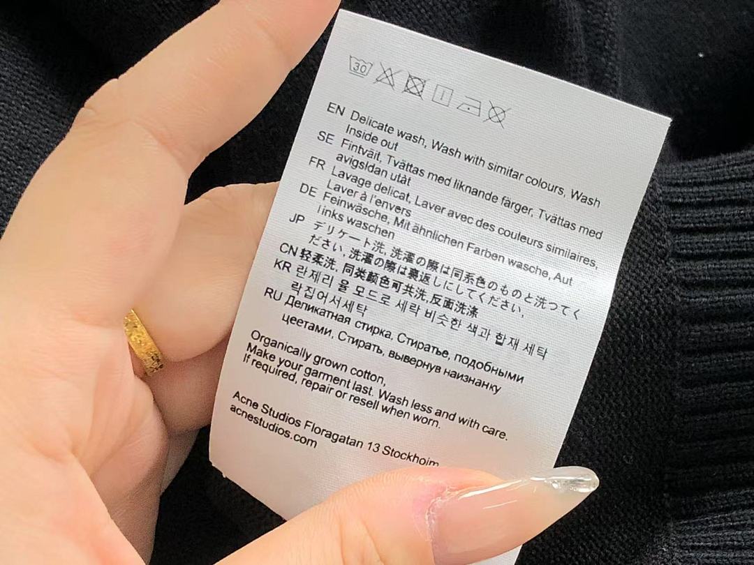 Acne Studios 178 ACNE STUDIOS SWEATER 4107100577 (Im 170Cm 60Kg I Wear Size S In The Phot) - Image 13