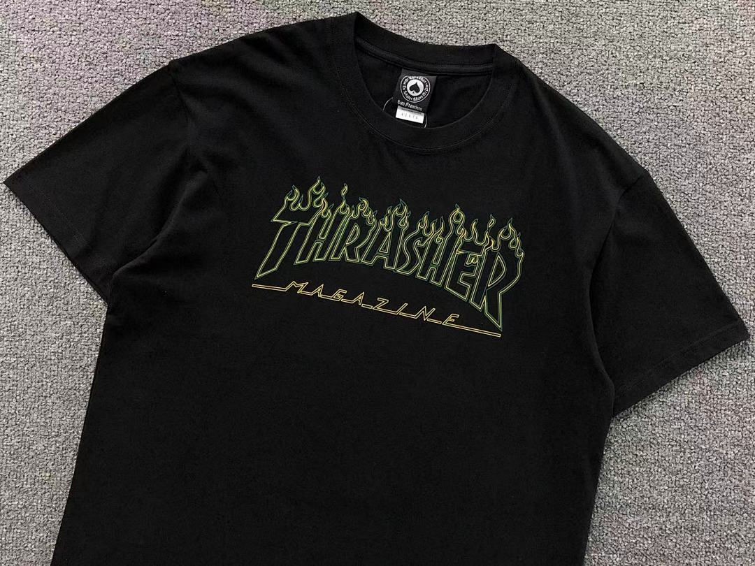 Thrasher 68 THRASHER T-SHIRT 41060918121 (Im 170Cm 60Kg I Wear Size L In The Phot) - Image 11