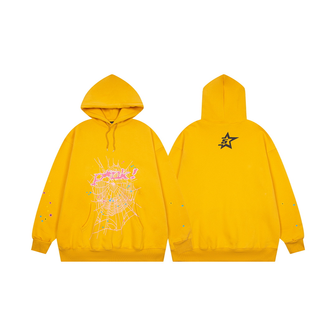 Sp5der TROUSERS115 SP5DER 555 HOODIE - Image 6