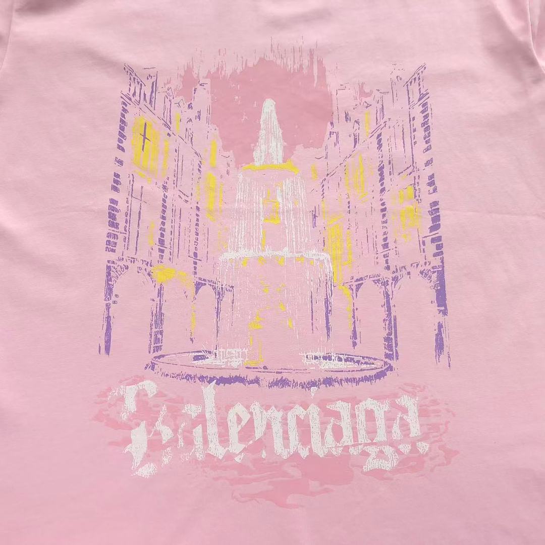 Balenciaga 125 B⭐L⭐⭐⭐IA⭐A T-SHIRT 3205030821 (Im 170Cm 60Kg I Wear Size S In The Phot) - Image 8