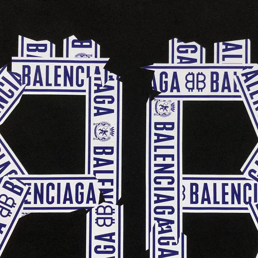 Balenciaga 108 B⭐L⭐⭐⭐IA⭐A T-HIRT 41081918133 (Im 170Cm 60Kg I Wear Size XL In The Phot) - Image 10