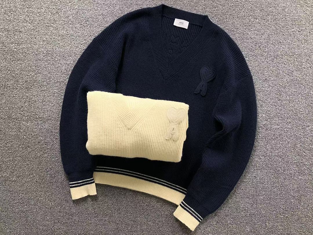 AMI 168 AMI SWEATER 3107160121 (Im 170Cm 60Kg I Wear Size M In The Phot) - Image 14
