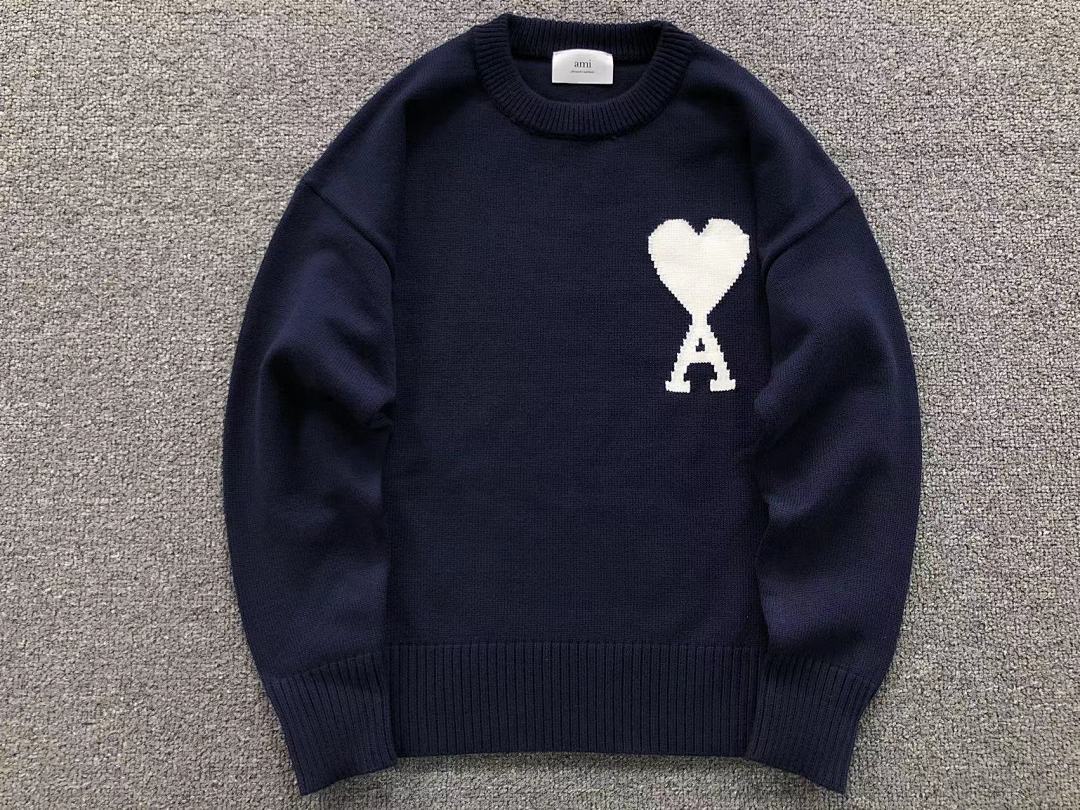 AMI 178 AMI SWEATER 4120202135 (Im 170Cm 60Kg I Wear Size S In The Phot) - Image 7