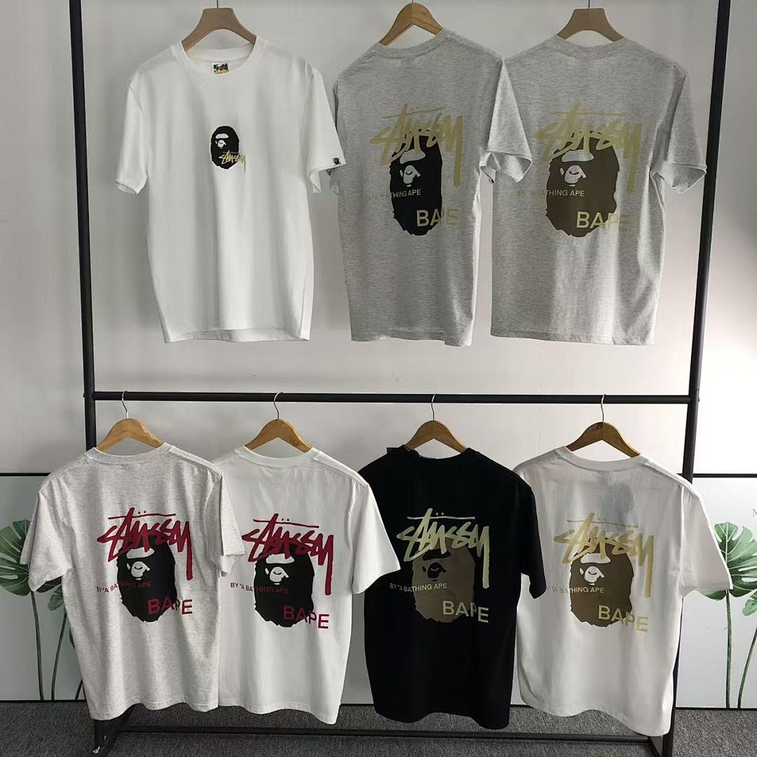 Bape 79 BAPE STUSSY T-SHIRT 411181842 (Im 170Cm 57Kg I Wear Size S In The Phot) - Image 45