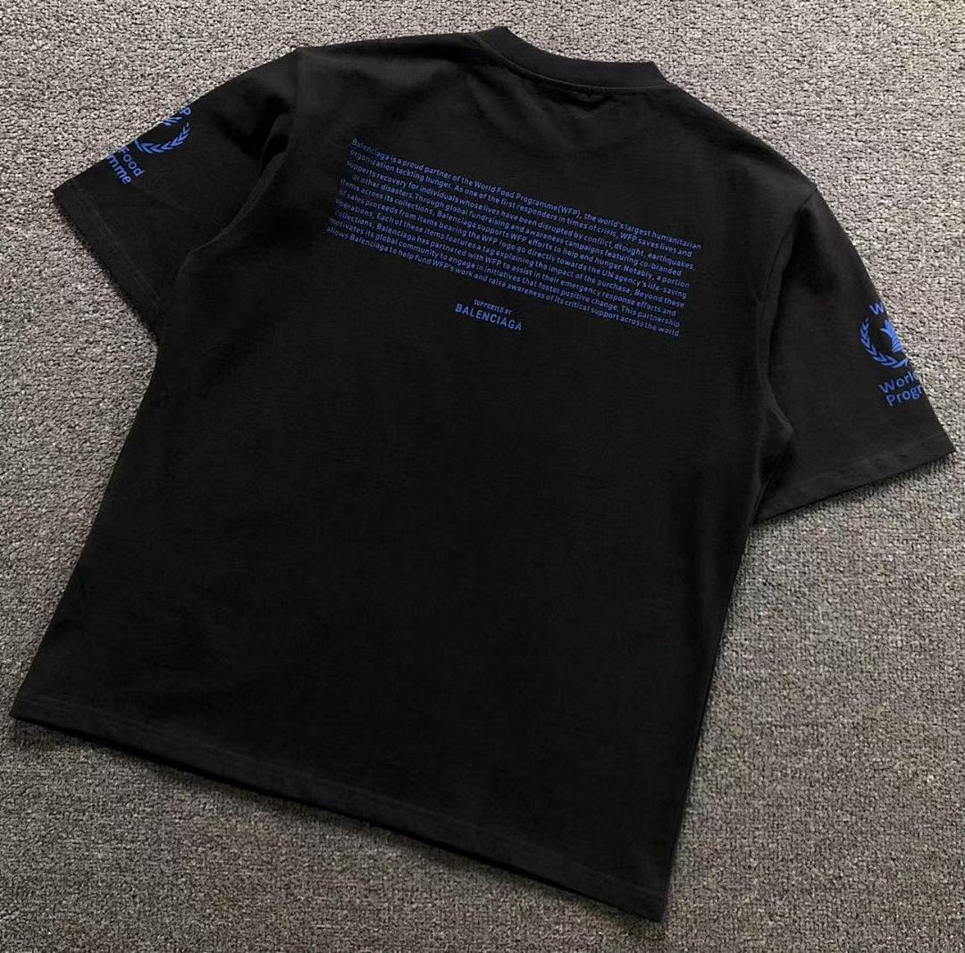 Balenciaga 125 B⭐L⭐⭐⭐IA⭐A T-SHIRT 42041316163 (Im 170Cm 60Kg I Wear Size XS In The Phot), photo 1