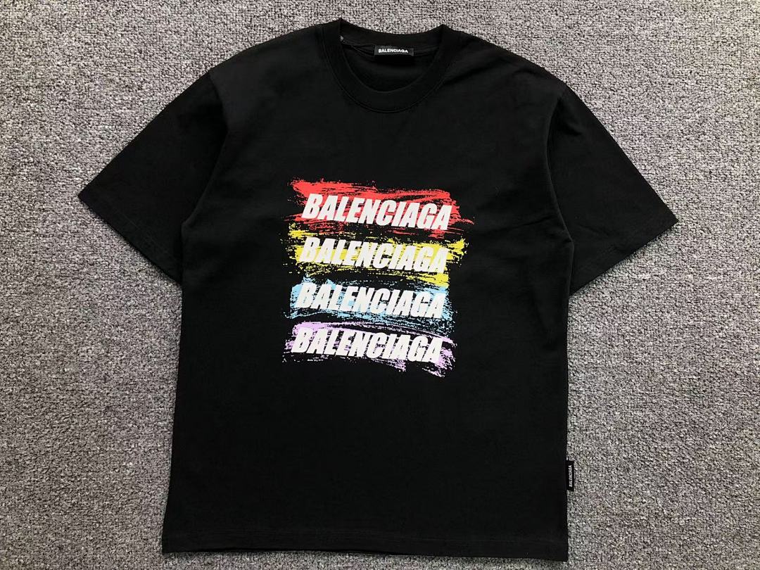 Balenciaga 115 B⭐L⭐⭐⭐IA⭐A T-SHIRT 3103233120 (Im 170Cm 60Kg I Wear Size S In The Phot) - Image 10