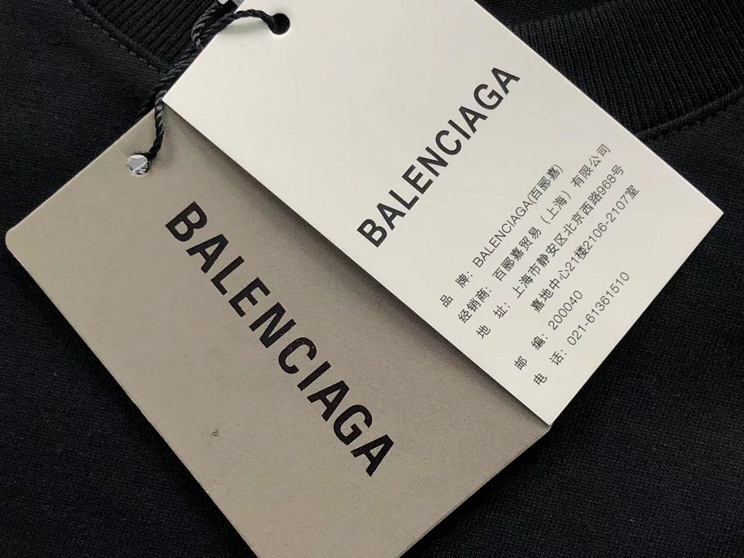 Balenciaga 128 B⭐L⭐⭐⭐IA⭐A T-SHIRT 411187701 (Im 170Cm 57Kg I Wear Size M In The Phot) - Image 19