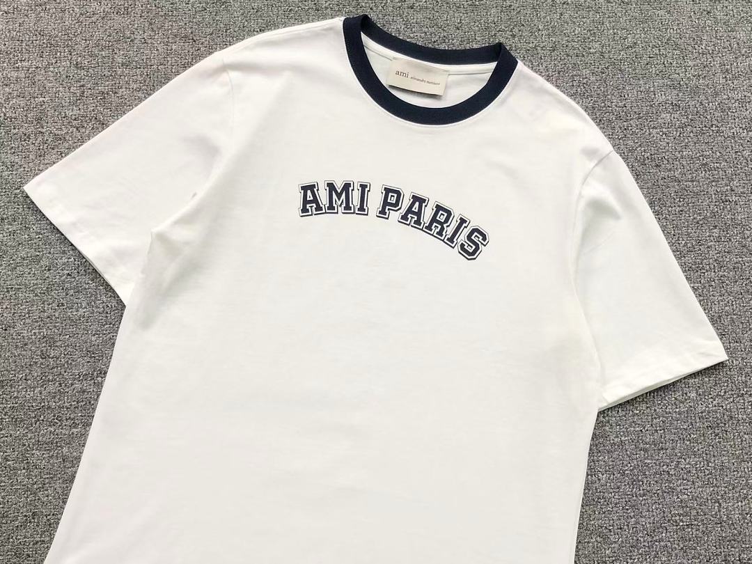 AMI 82 AMI T-SHIRT 1282302183 (Im 170Cm 60Kg I Wear Size S In The Phot) - Image 9