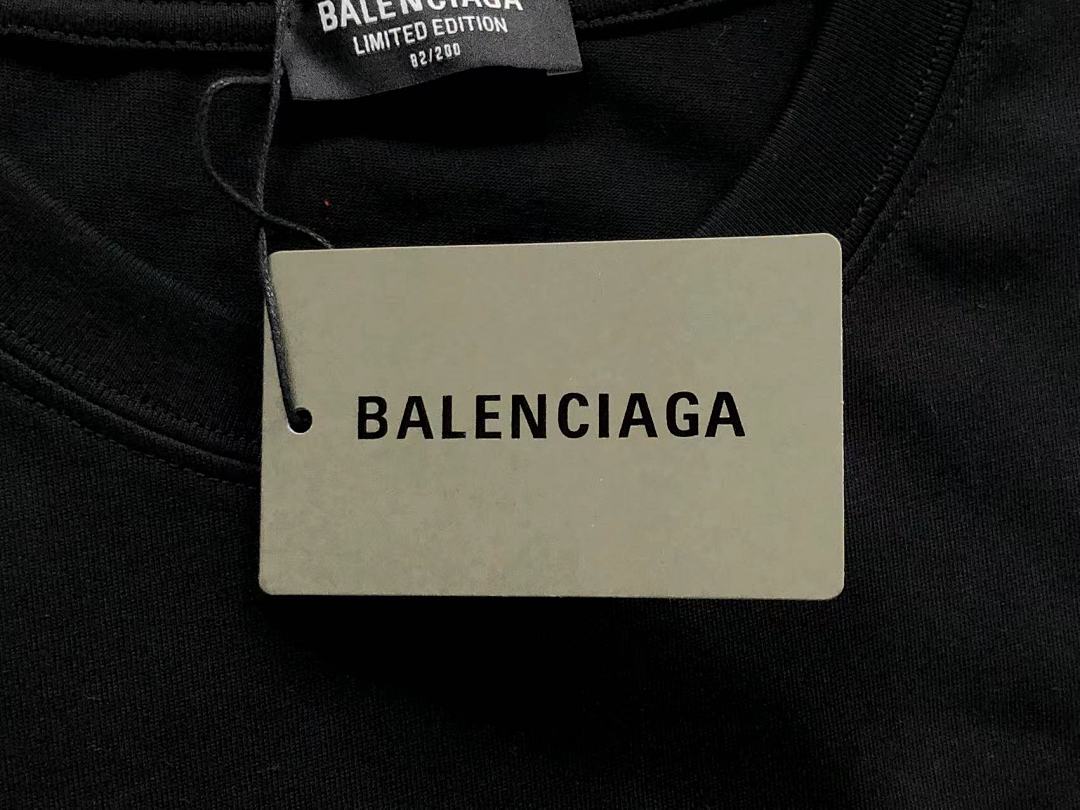 Balenciaga 108 B⭐L⭐⭐⭐IA⭐A T-SHIRT 213030721 (Im 170Cm 55Kg I Wear Size XS In The Phot) - Image 20