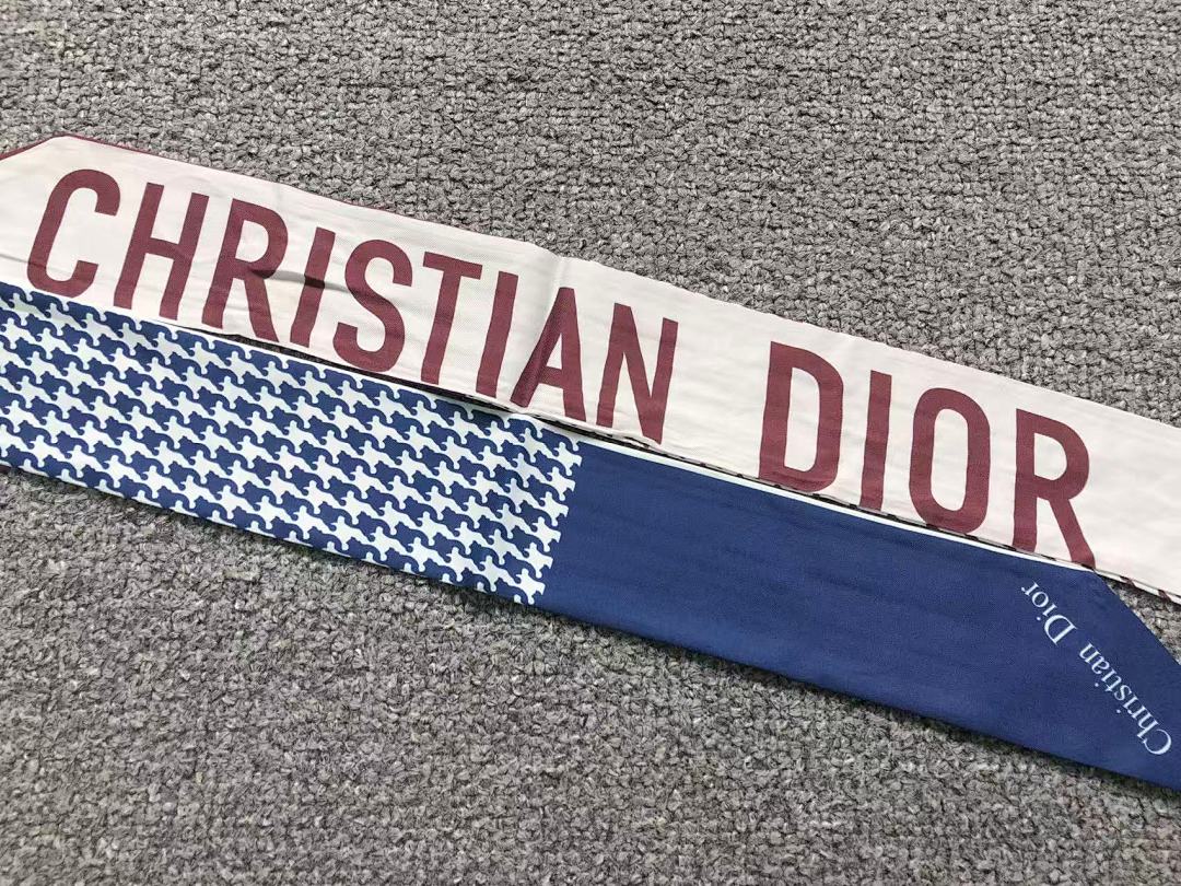 Dior 68 D⭐O⭐ SCARF 5220712102 (Long 180CM* Wide 6CM*) - Image 8