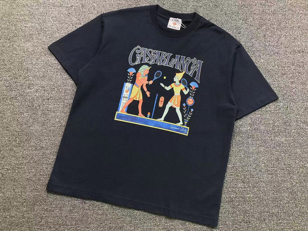 Casablanca 105 CASABLANCA T-SHIRT 52062601127 (Im 170Cm 60Kg I Wear Size L In The Phot) - Image 12
