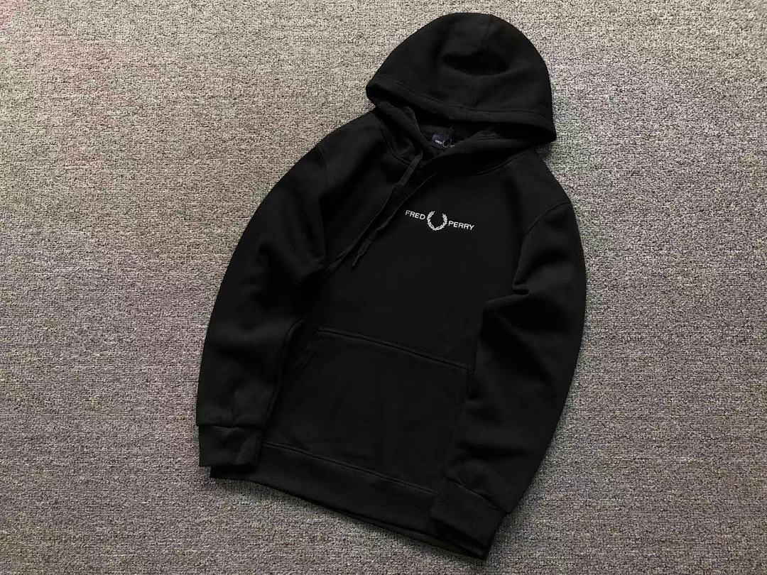 Unbranded 215 FRED PERRY HOODIE 2110212801 (Im 170Cm 60Kg I Wear Size M In The Phot) - Image 10