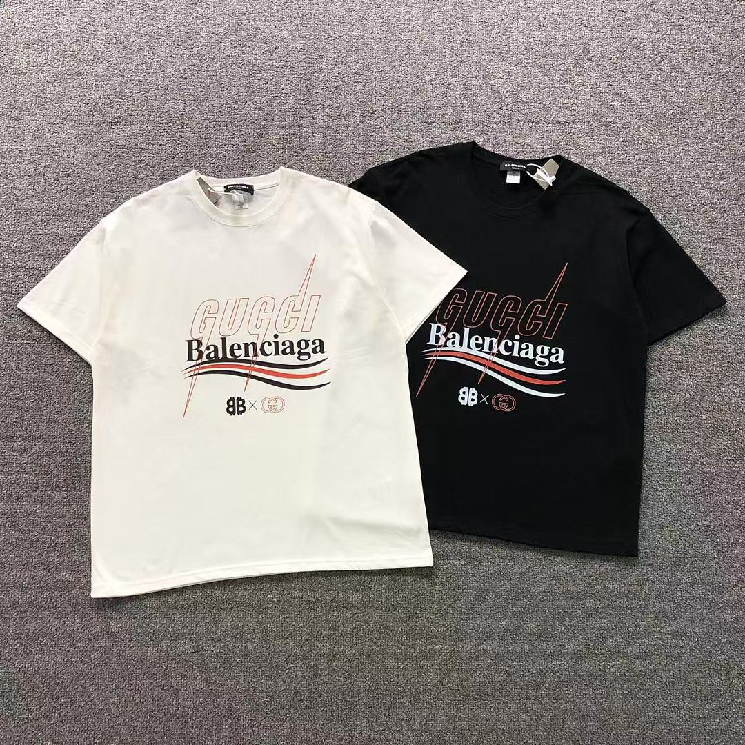 Balenciaga 115 B⭐L⭐⭐⭐IA⭐A G⭐C⭐I T-SHIRT 22051308172 (Im 170Cm 60Kg I Wear Size XL In The Phot)