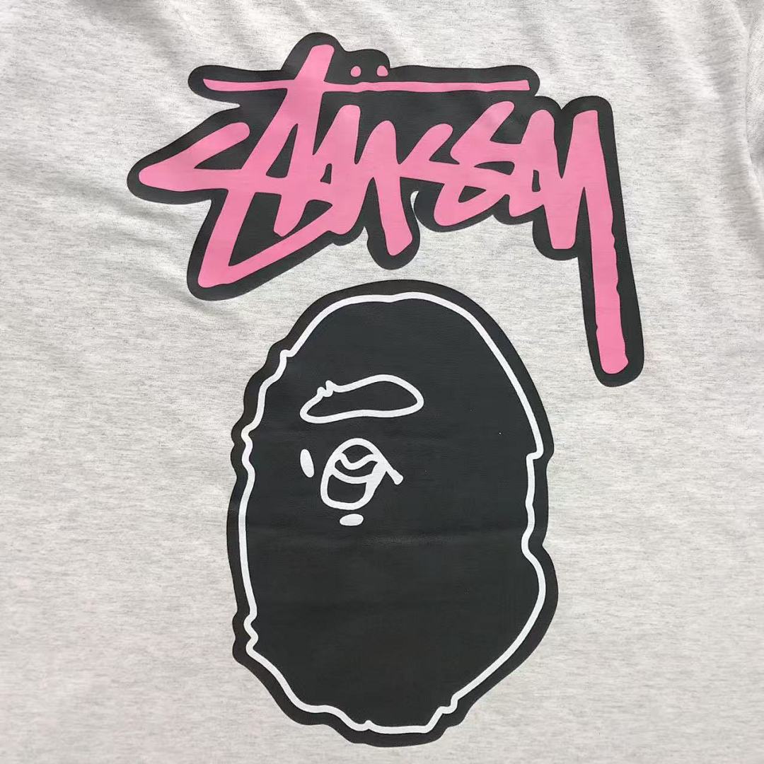 Bape 78 BAPE STUSSY T-SHIRT 1102091542 (Im 170Cm 55Kg I Wear Size S In The Phot) - Image 22