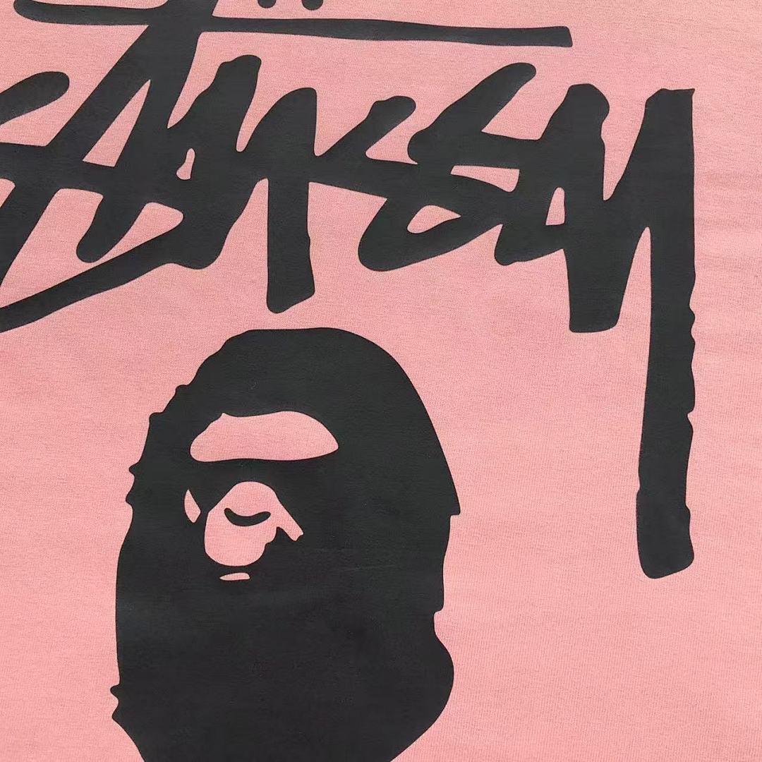 Bape 78 BAPE STUSSY T-SHIRT 1102091142 (Im 170Cm 55Kg I Wear Size S In The Phot) - Image 10
