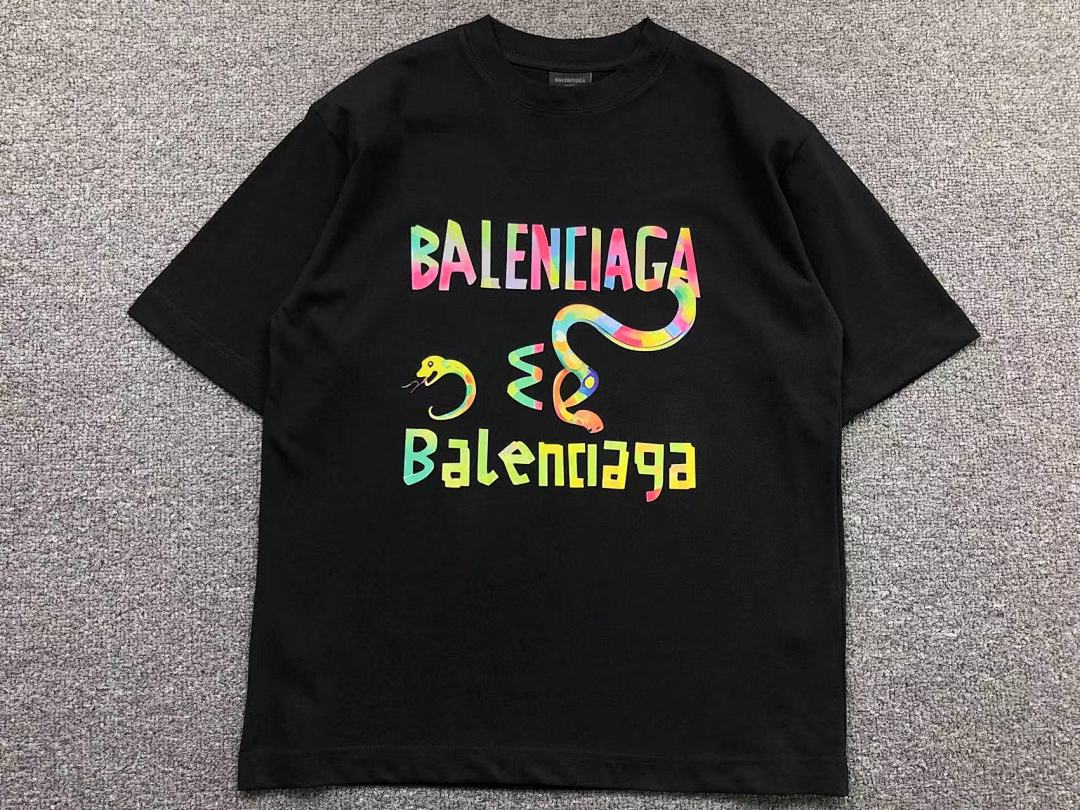 Balenciaga 95 B⭐L⭐⭐⭐IA⭐A T-SHIRT 502172681 (Im 170Cm 57Kg I Wear Size 1 In The Phot) - Image 7