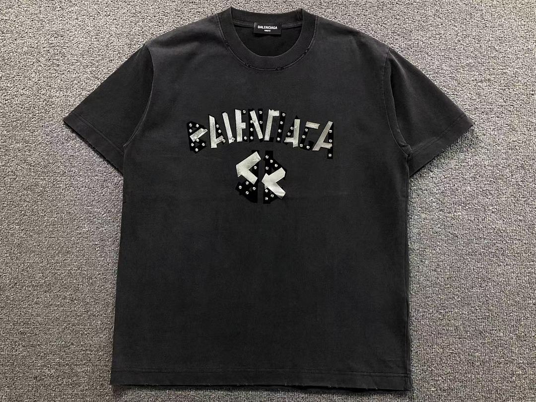 Balenciaga 128 B⭐L⭐⭐⭐IA⭐A T-SHIRT 3205060521 (Im 170Cm 60Kg I Wear Size L In The Phot) - Image 7